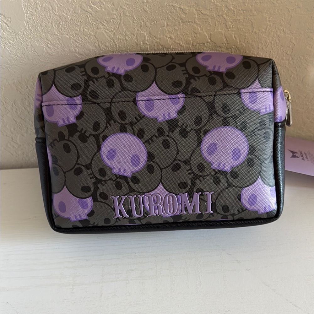 Impressions Purple and Black Cosmetic Bag - Picture 2 of 2